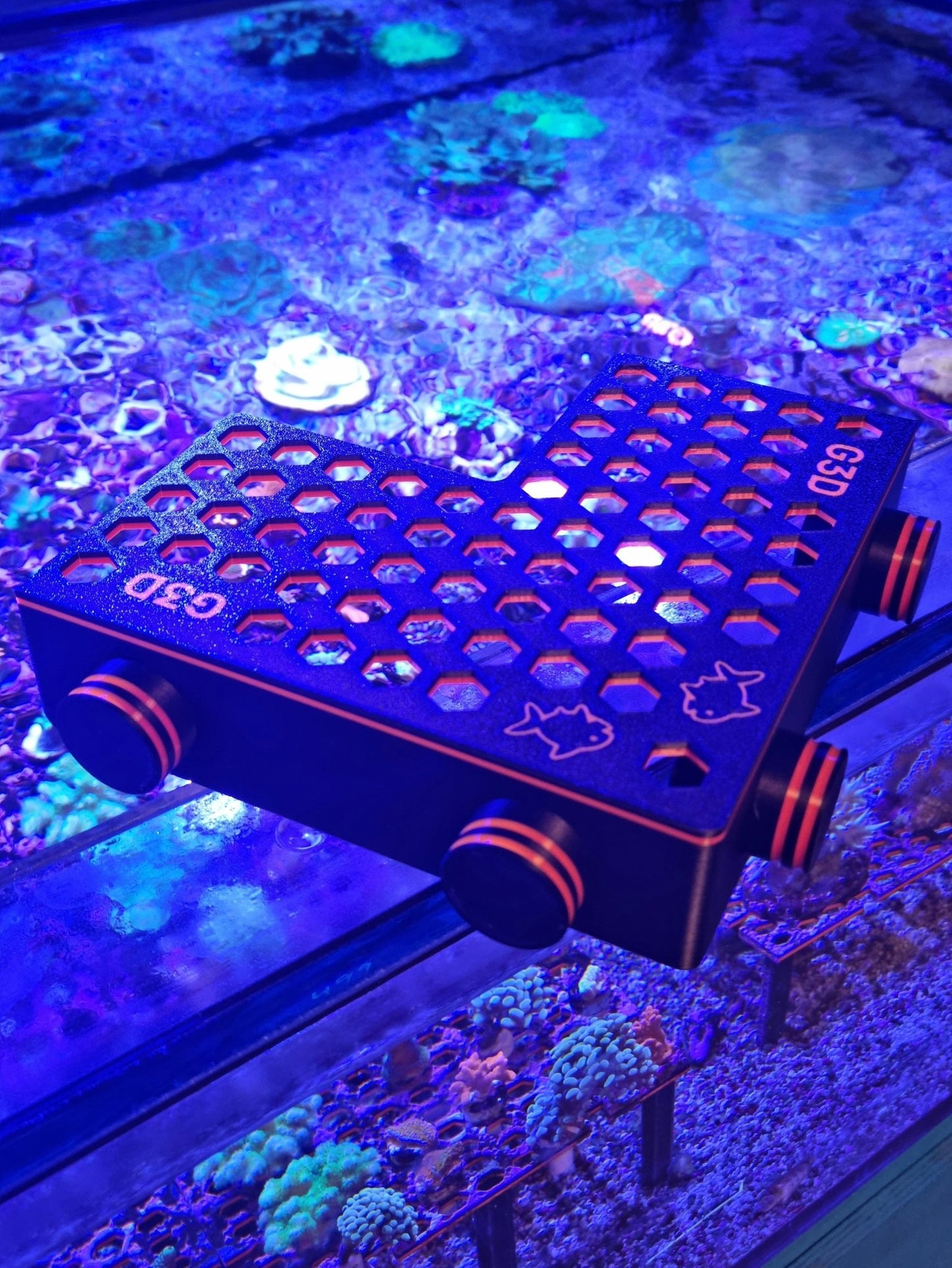 Hex corner frag rack – G3D Design