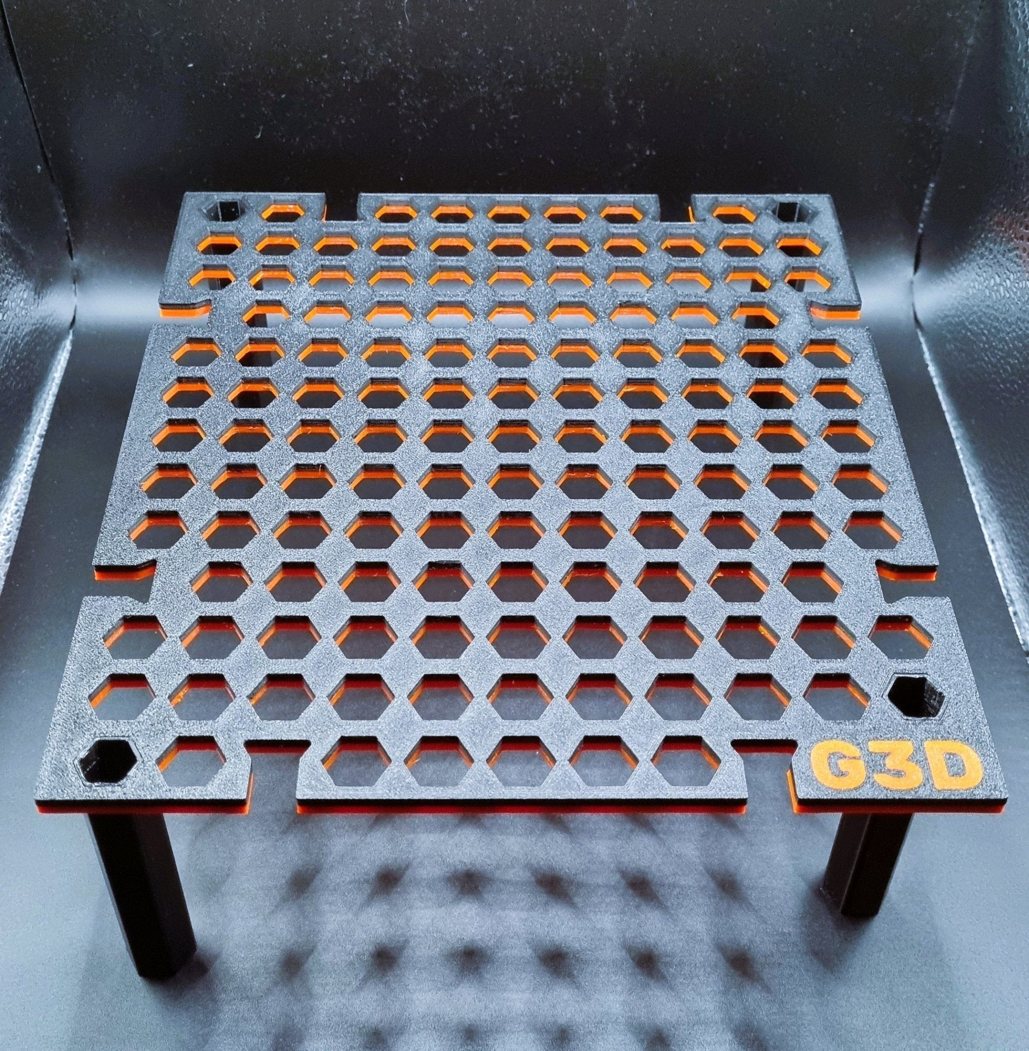 Hex interlocking frag plate system – G3D Design