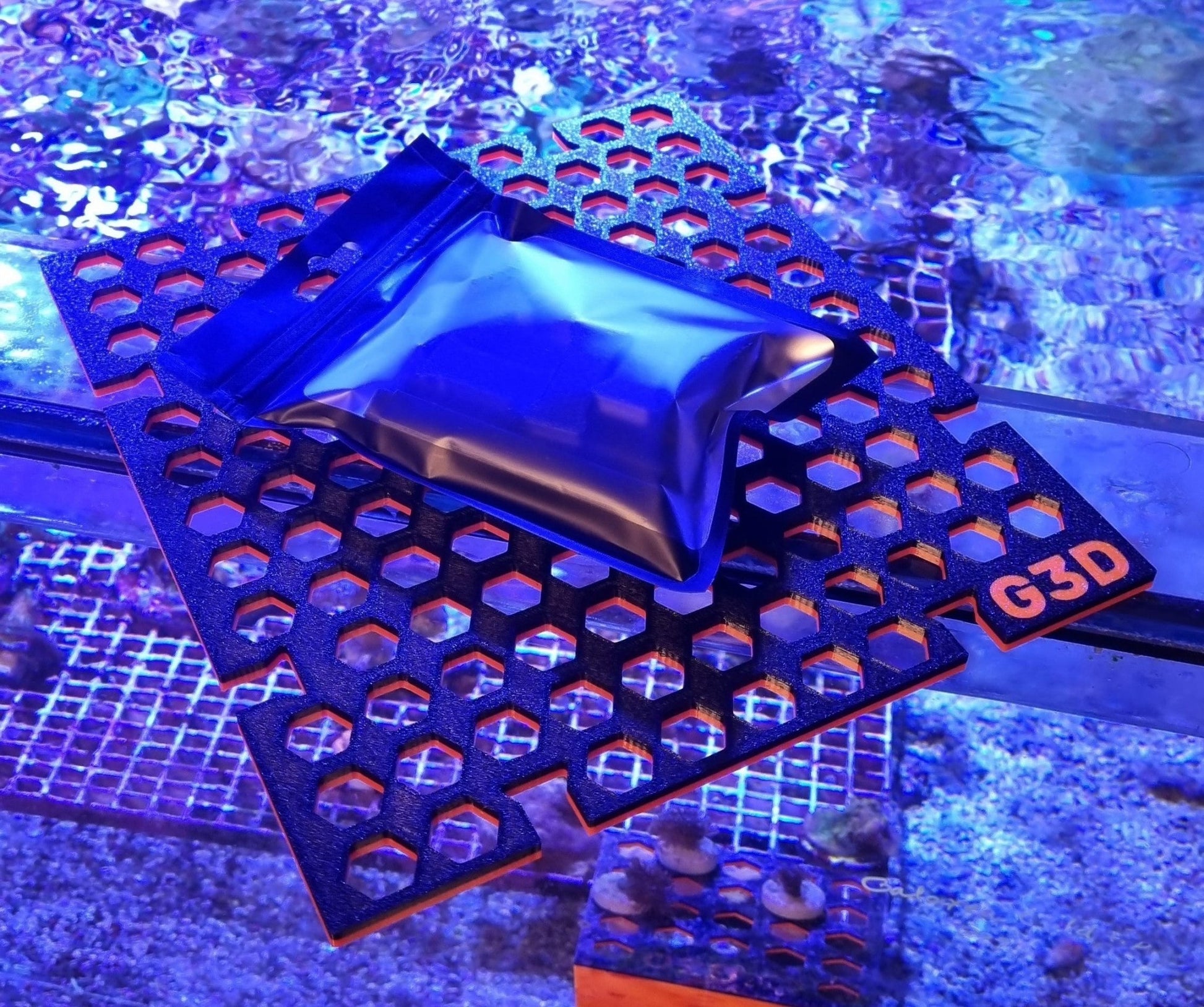 Hex interlocking frag plate system – G3D Design